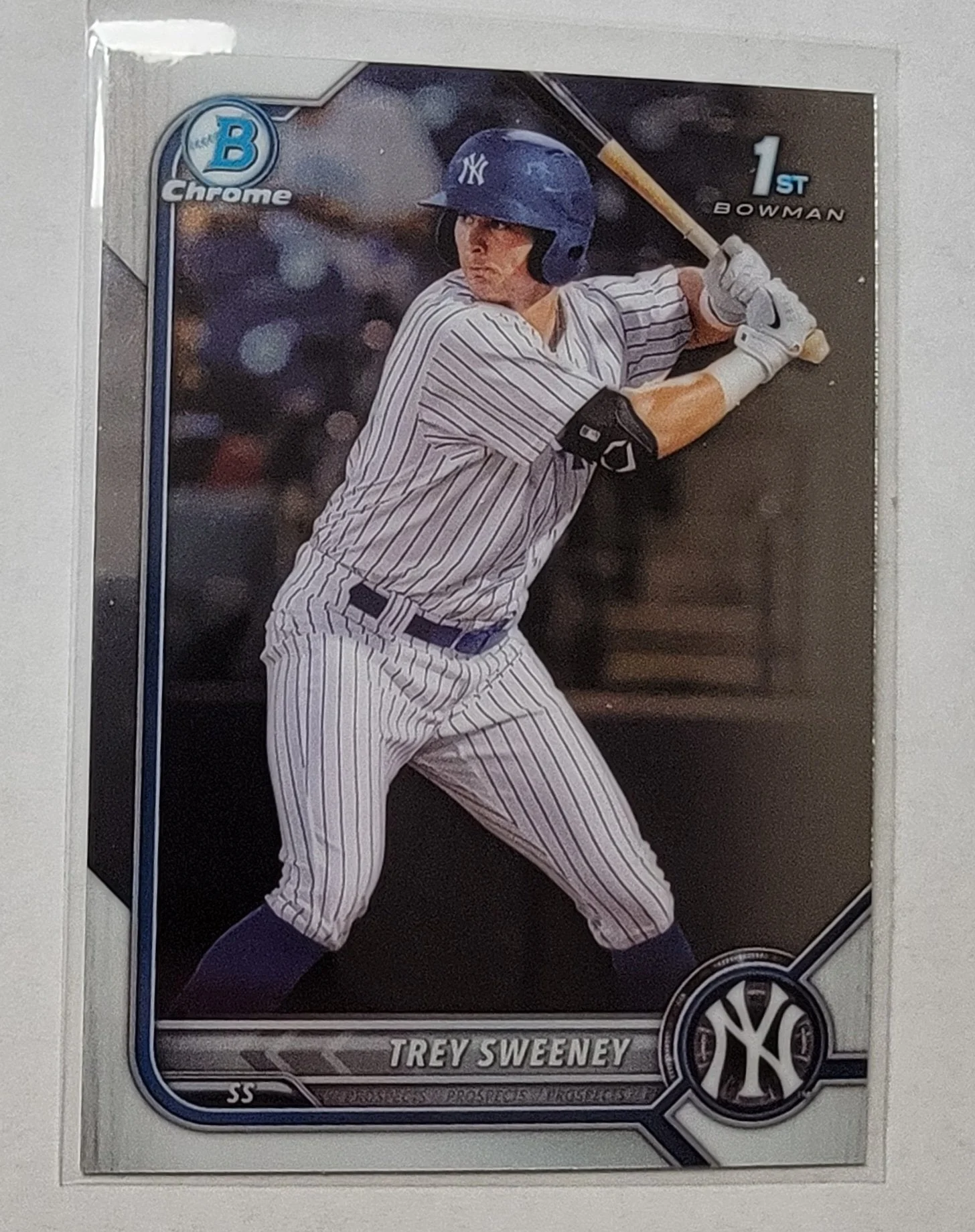 2022 Bowman Chrome Trey Sweeney Mega Box 1st on Bowman Baseball Card AVM1