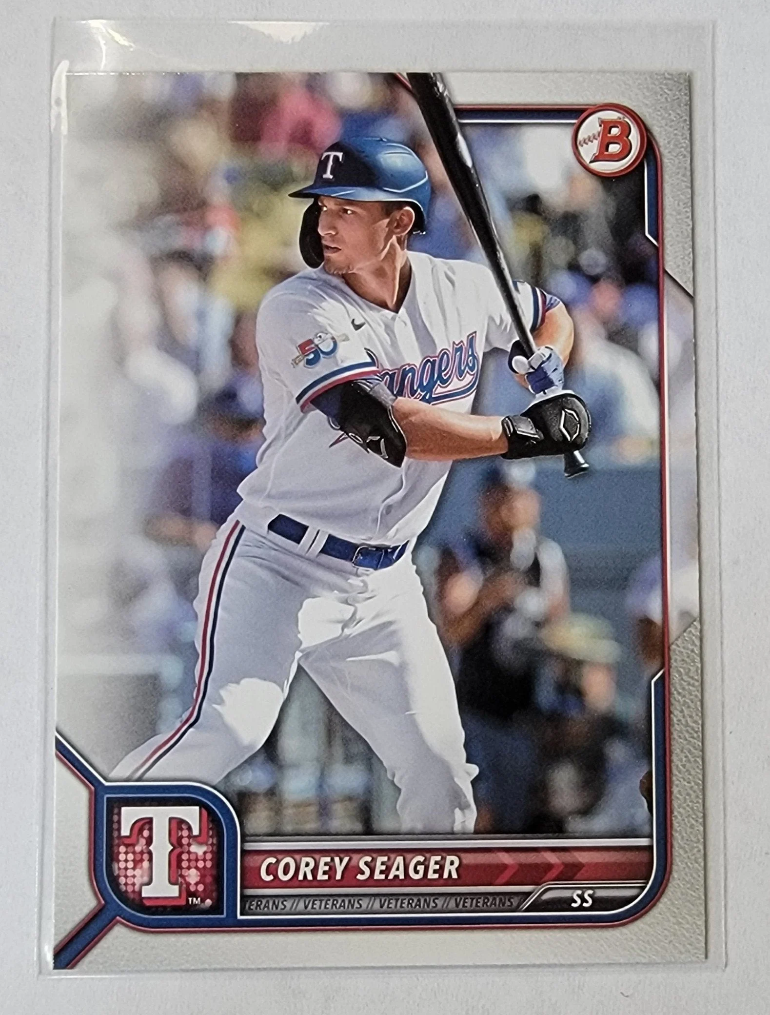 2022 Bowman Corey Seager Mega Box Baseball Card AVM1