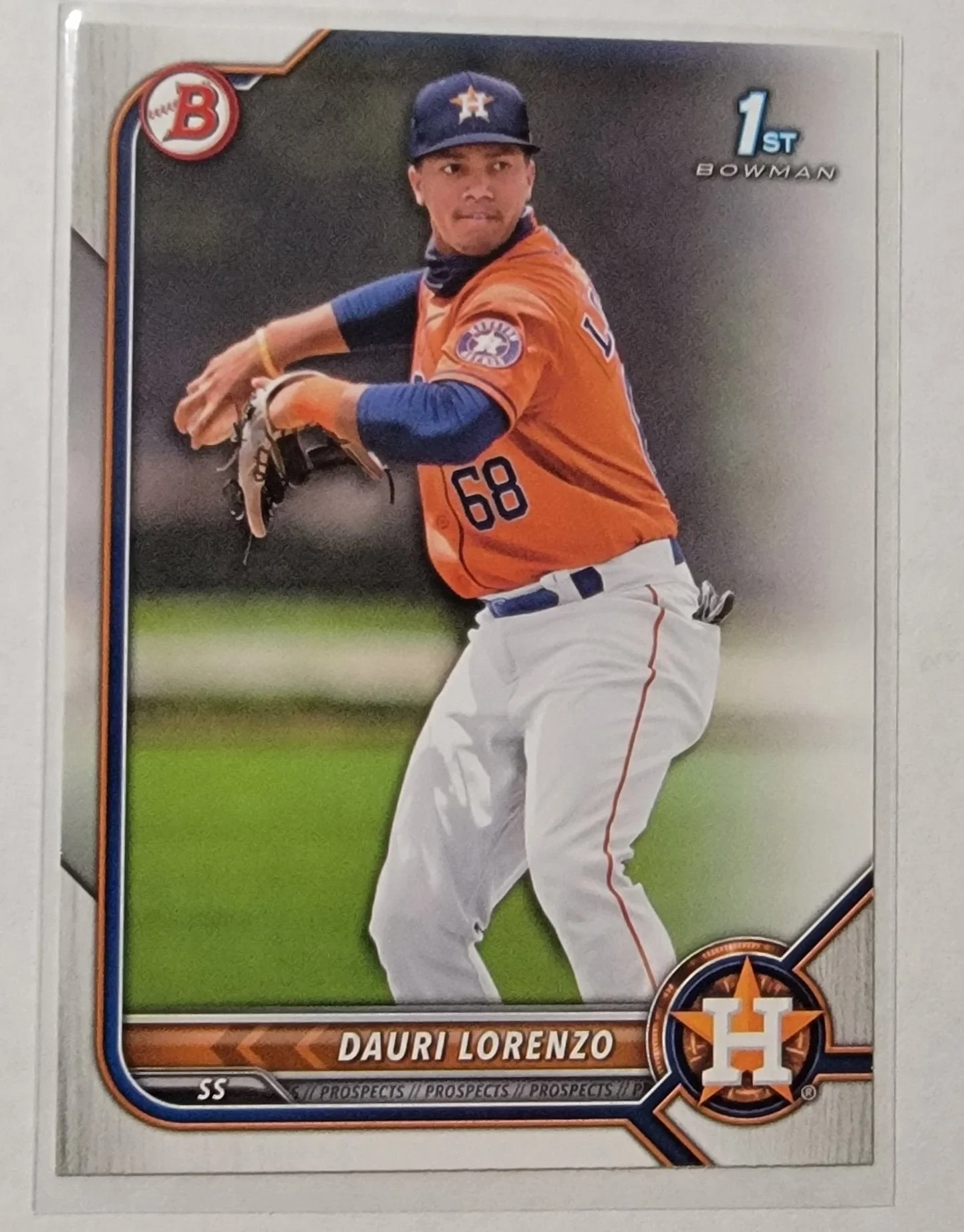 2022 Bowman Dauri Lorenzo Mega Box 1st on Bowman Baseball Card AVM1