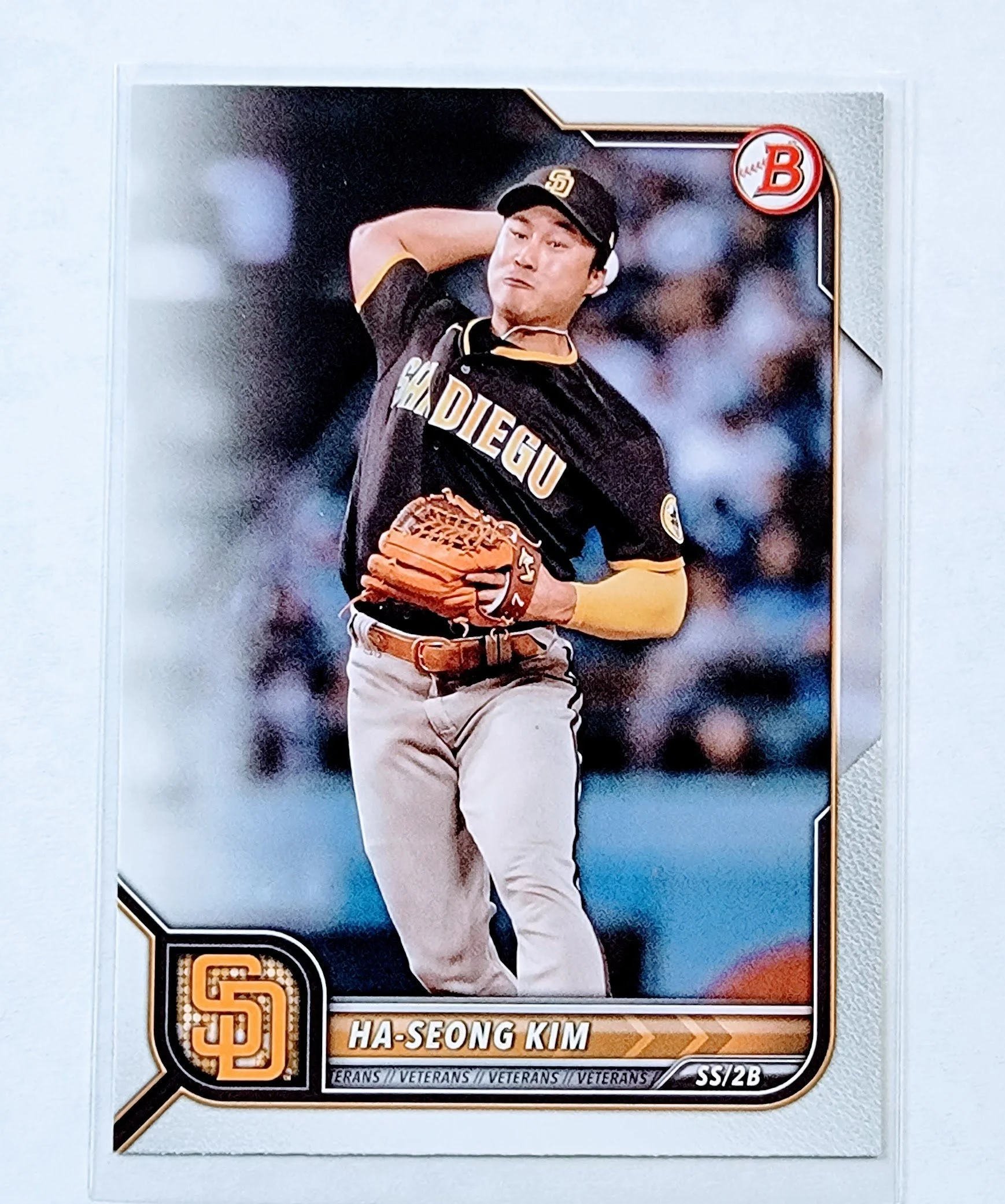 2022 Bowman Ha-Seong Kim Baseball Card AVM1