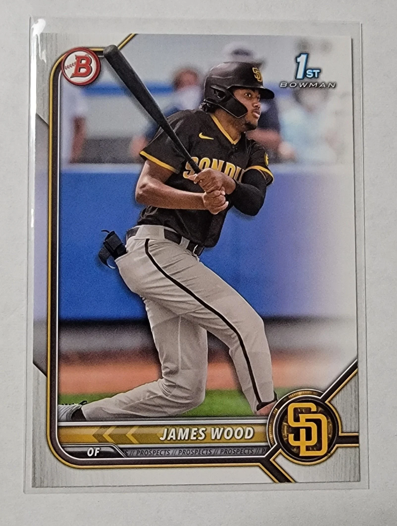 2022 Bowman James Wood Mega Box 1st on Bowman Paper Baseball Card AVM1