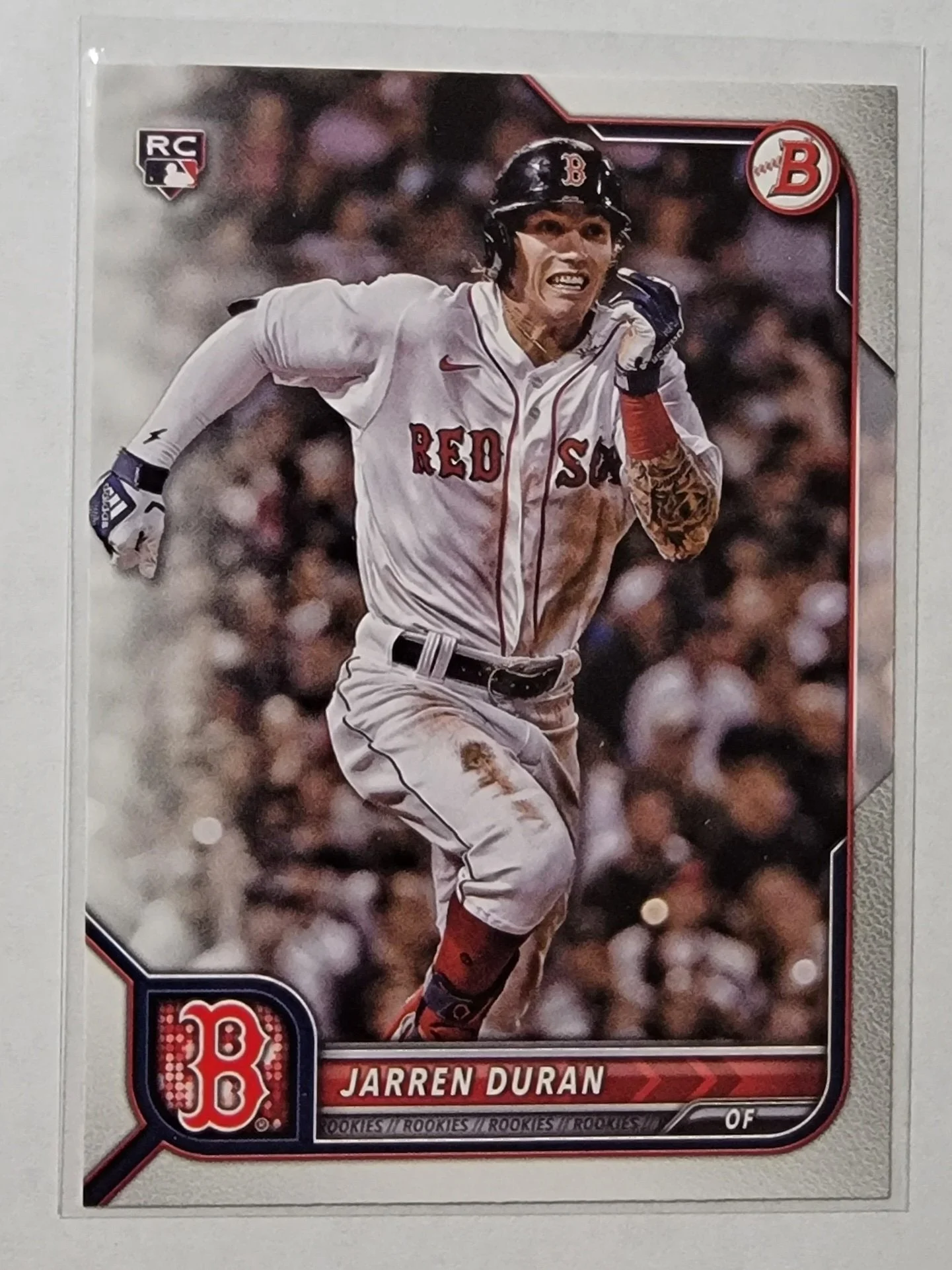 2022 Bowman Jarren Duran Mega Box Paper Rookie Baseball Card AVM1