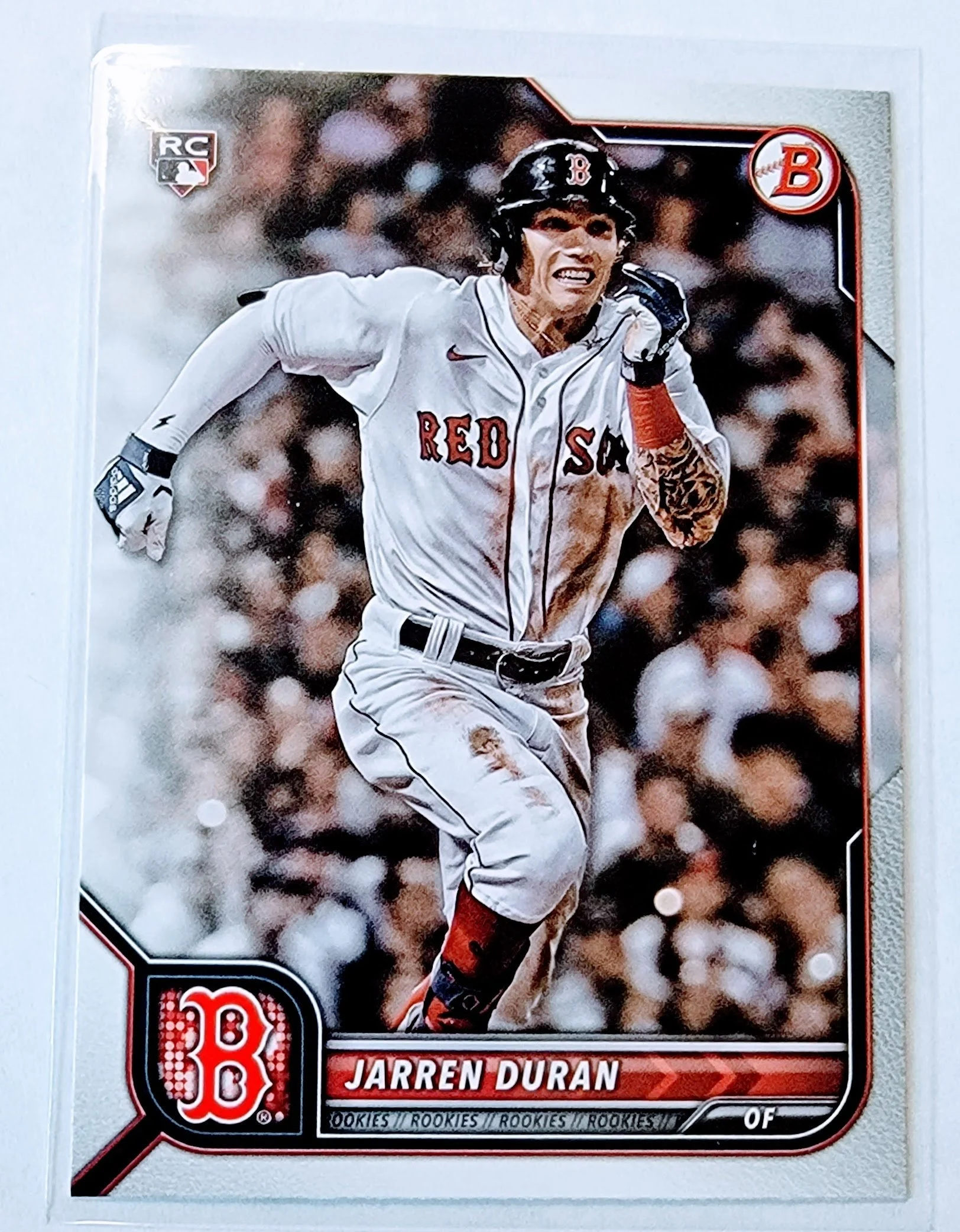 2022 Bowman Jarren Duran Rookie Baseball Trading Card SMCB1