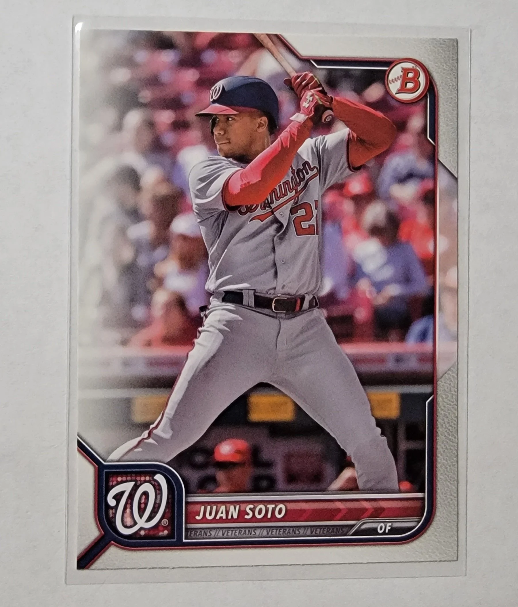 2022 Bowman Juan Soto Mega Box Paper Baseball Card AVM1