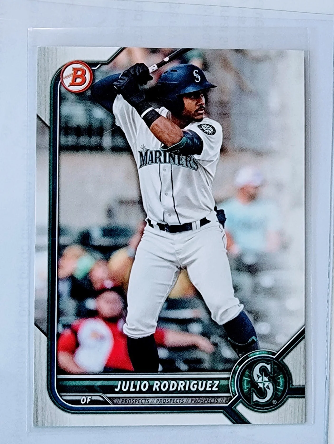 2022 Bowman Julio Rodriguez Baseball Trading Card GRB1