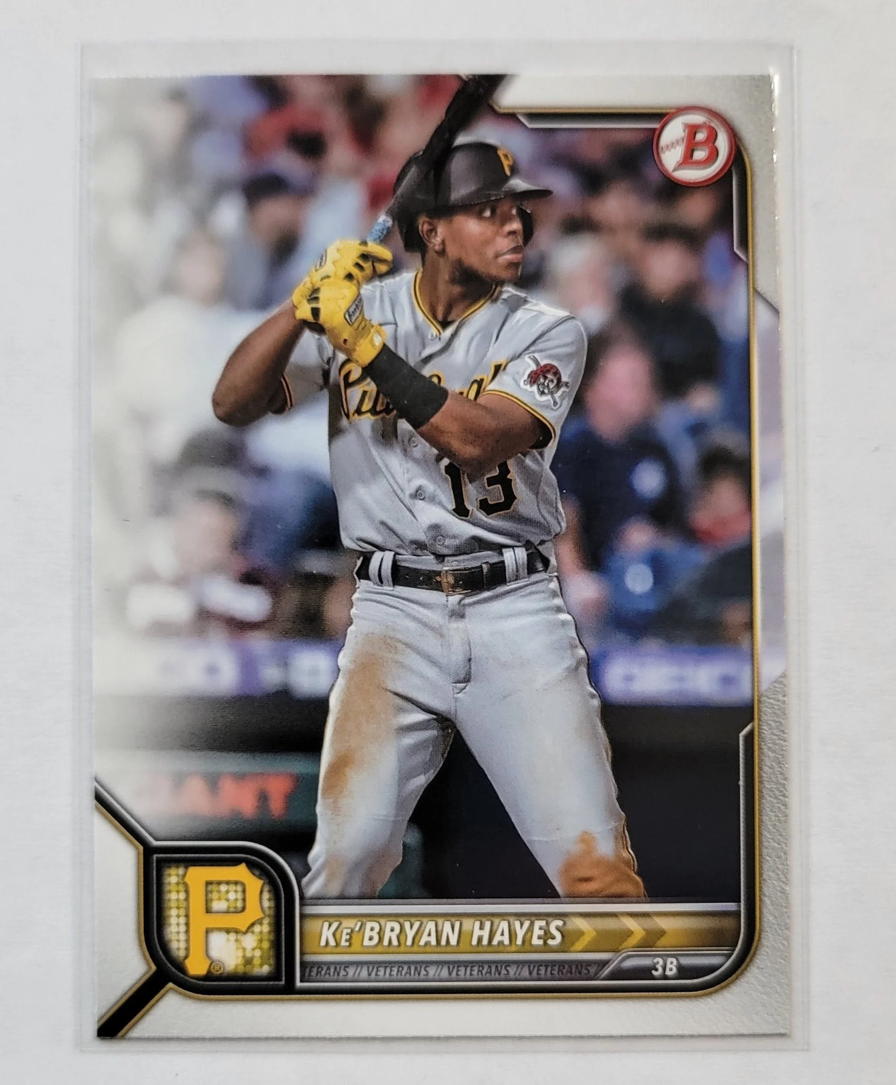 2022 Bowman Ke'Bryan Hayes Mega Box Baseball Card AVM1