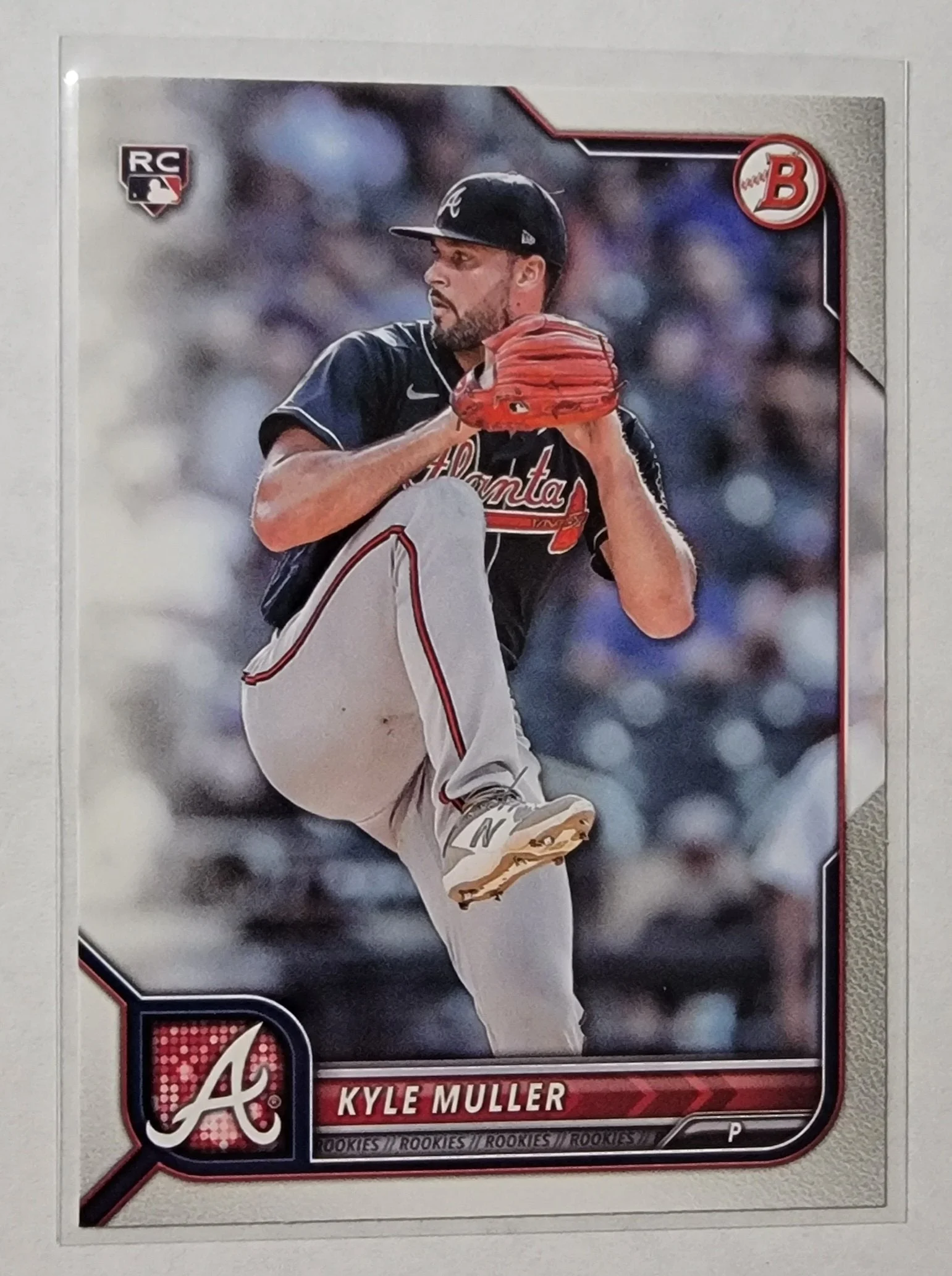 2022 Bowman Kyle Muller Mega Box Paper Rookie Baseball Card AVM1