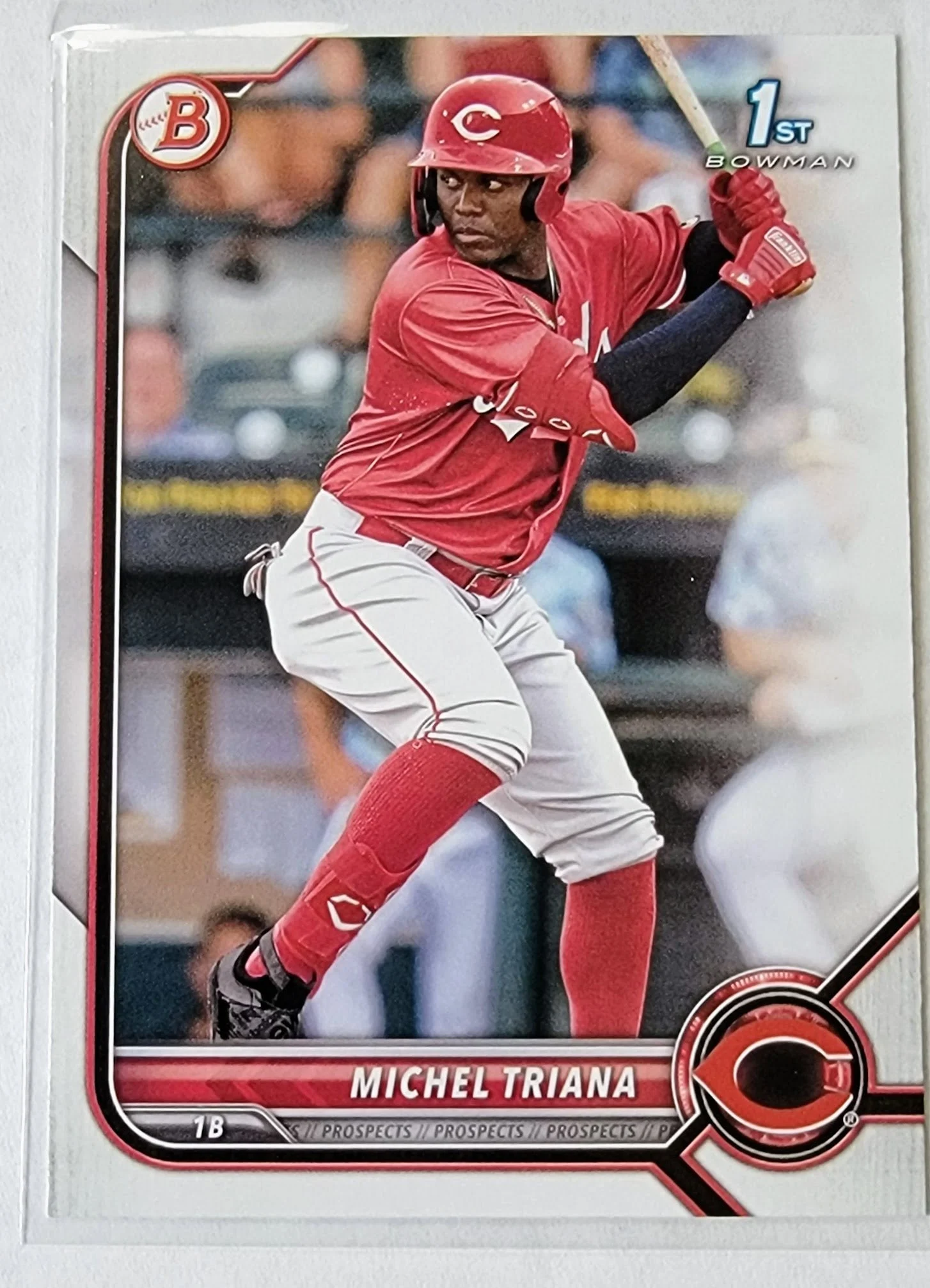 2022 Bowman Michel Triana 1st on Bowman Baseball Trading Card SMCB1