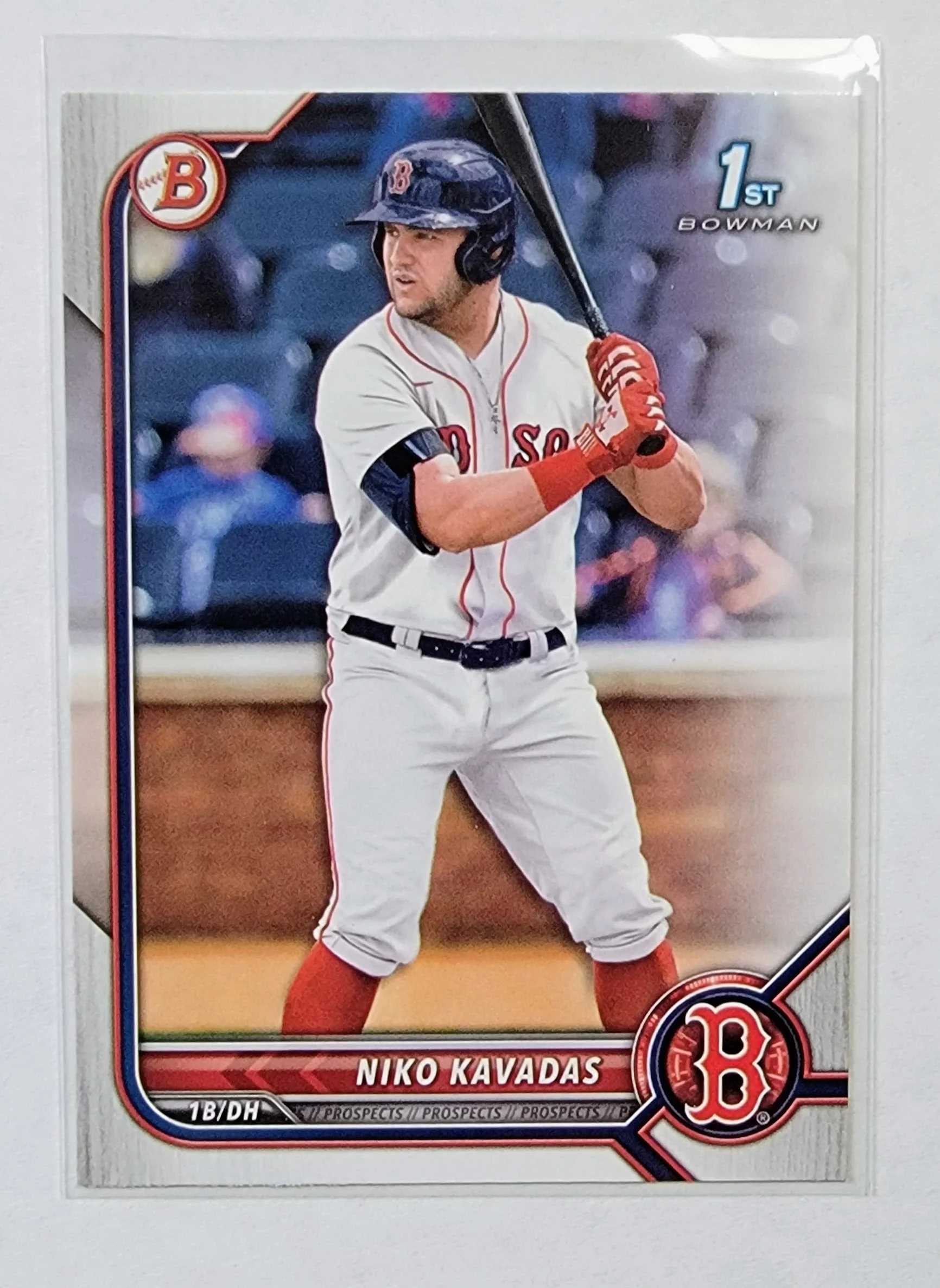 2022 Bowman Niko Kavadas 1st on Bowman Baseball Card AVM1