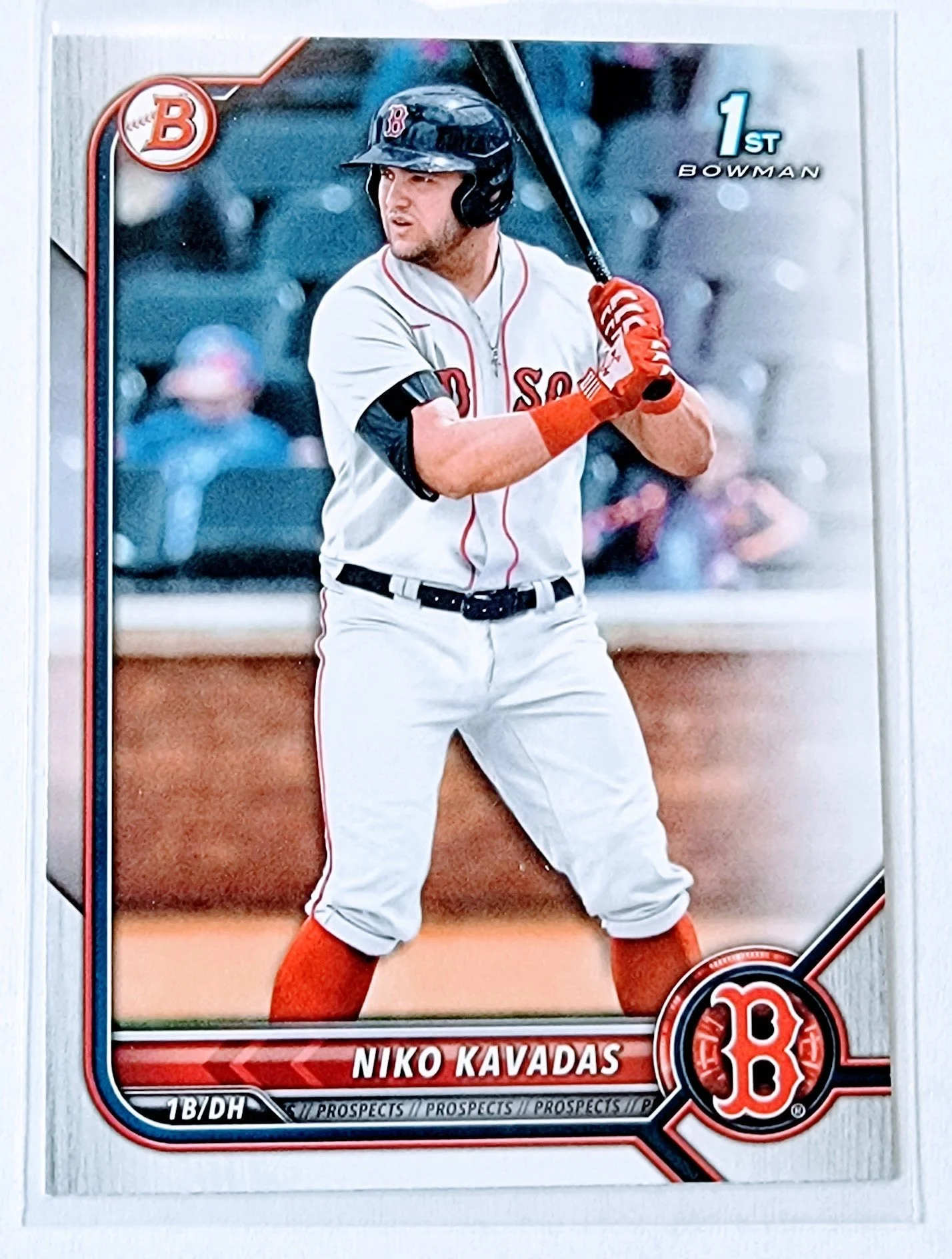 2022 Bowman Niko Kavadas 1st on Bowman Baseball Trading Card SMCB1