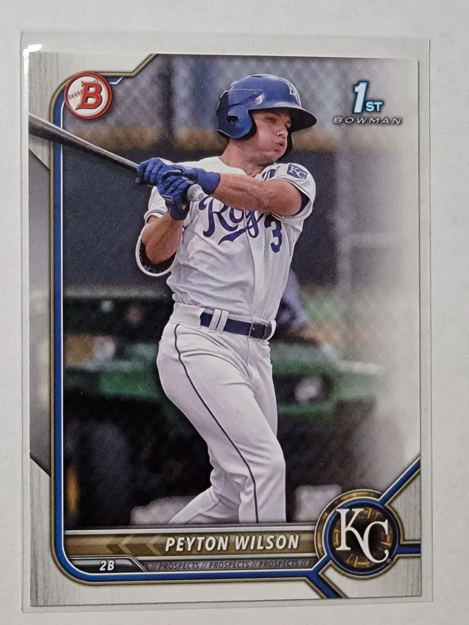 2022 Bowman Peyton Wilson Mega Box Paper 1st on Bowman Baseball Card AVM1