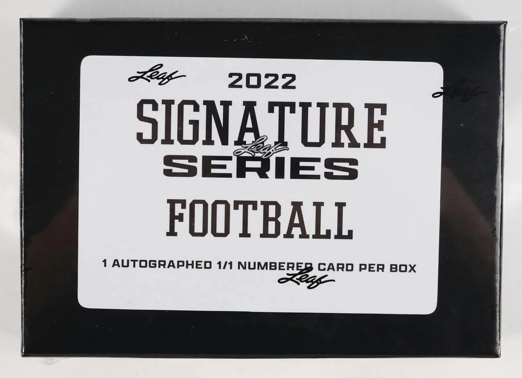 2022 Leaf Signature Series Football Factory Sealed Box