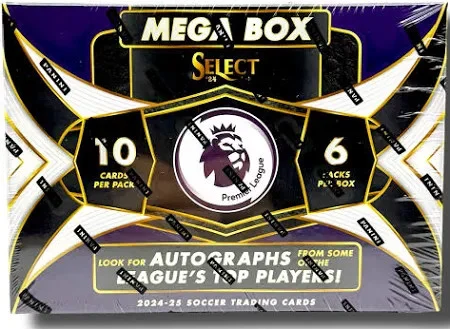 2024-25 Panini Select Premier League EPL Soccer Hobby Mega Box