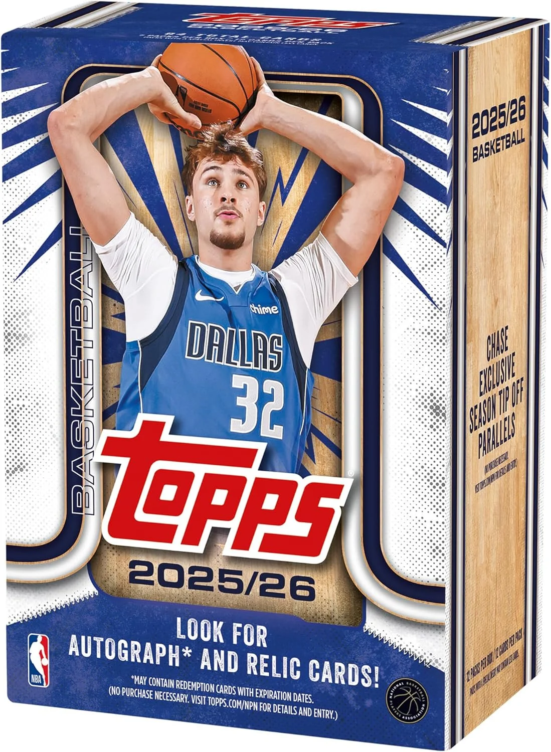 2025/26 Topps Basketball 7-Pack Blaster Box