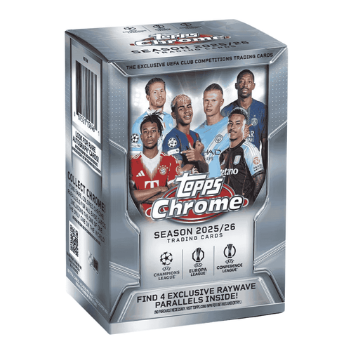 2025-26 Topps Chrome UEFA Club Competitions Soccer Blaster Box