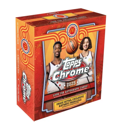 2025 Topps Chrome McDonalds All-American Basketball Mega Box