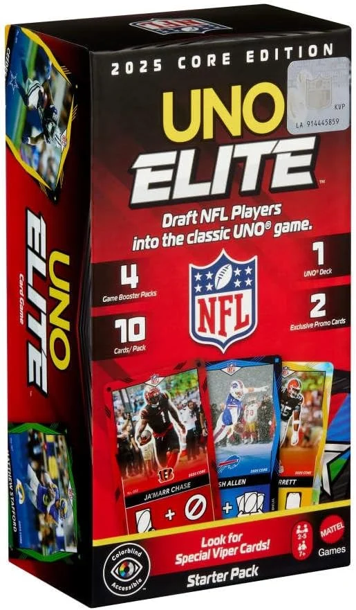 2025 UNO Elite NFL Core Edition