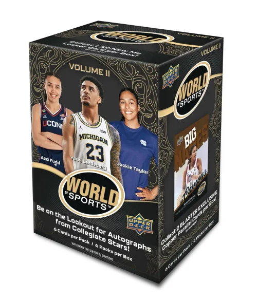 2025 Upper Deck World of Sports Volume 2 Blaster Box