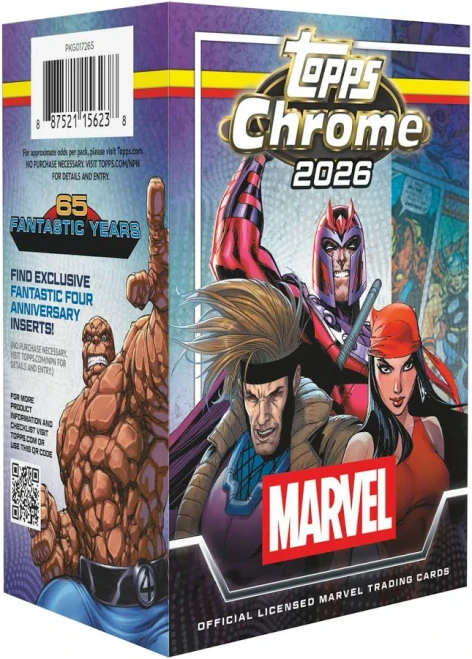 2026 Topps Chrome Marvel Comics Blaster Box