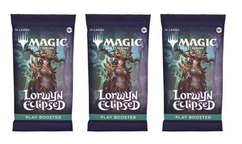 3 Packs Magic The Gathering Play Booster Pack Lot MTG Lorwyn Eclipsed