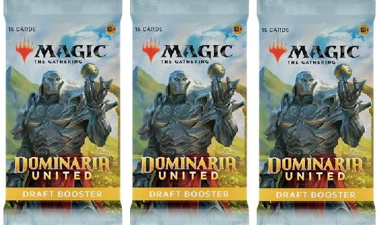 3 Packs MTG Draft Booster Pack Lot MTG Dominaria United