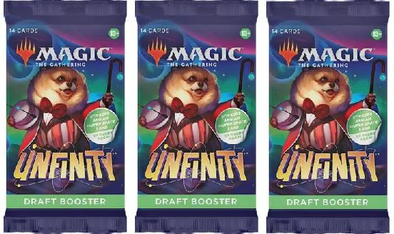 3 Packs MTG Draft Booster Pack Lot MTG Unfinity