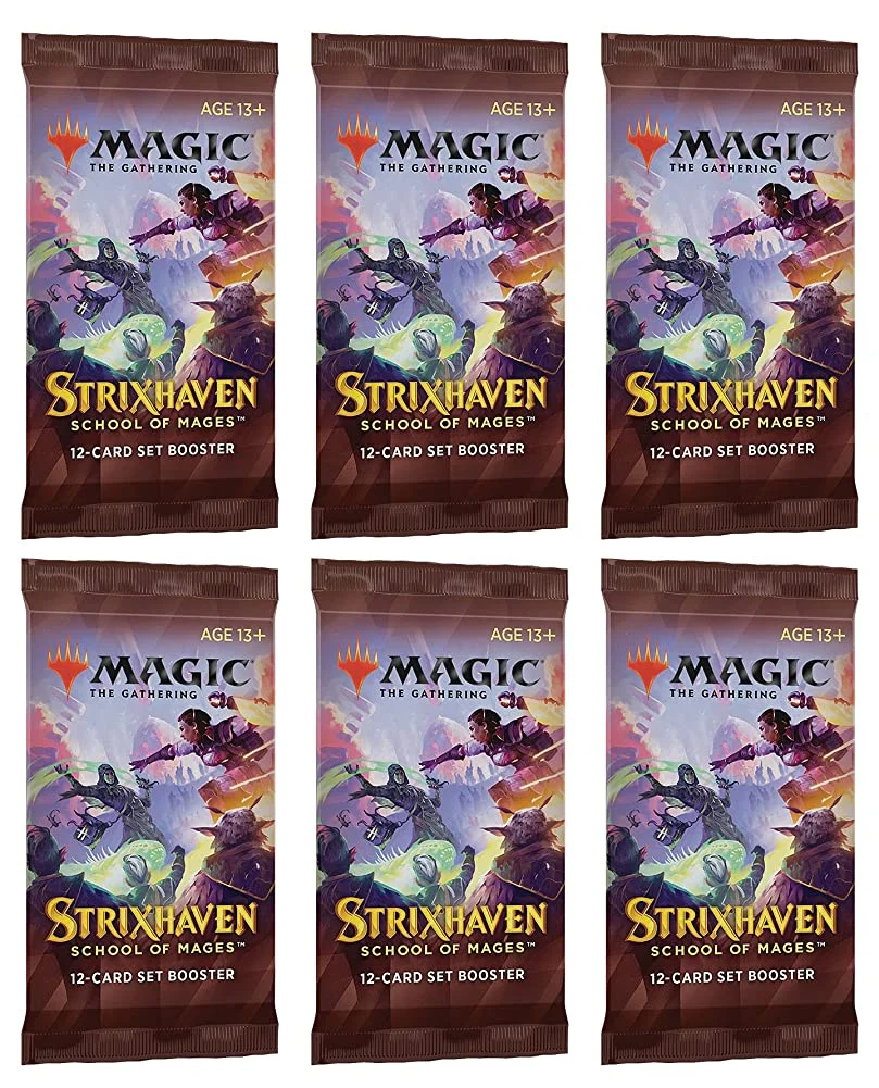 6 Packs Magic: The Gathering Set Booster Pack Lot MTG Strixhaven