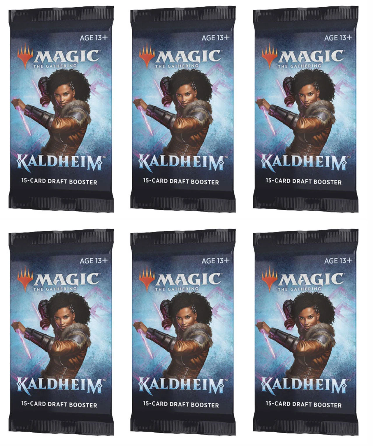6 Packs MTG Draft Booster Pack Lot MTG Kaldheim