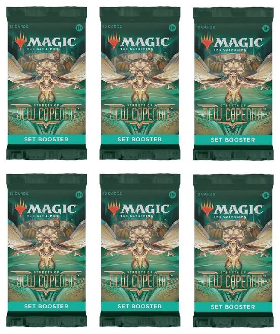6 Packs MTG Set Booster Pack Lot MTG Streets of New Capenna