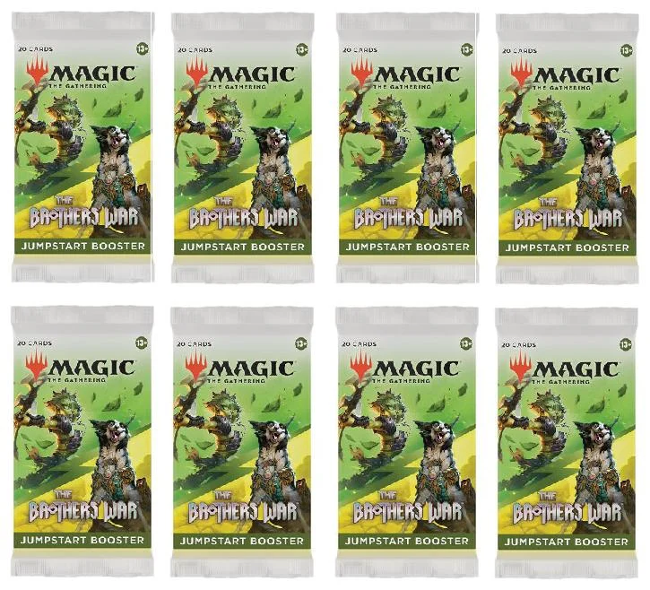 8 Packs Magic: the Gathering Jumpstart Booster Pack Lot MTG The Brothers War