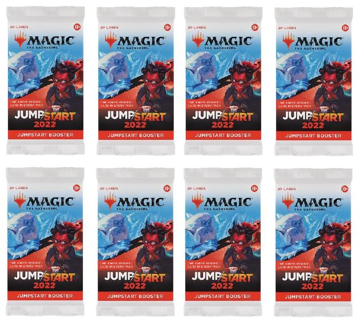 8 Packs Magic: the Gathering Jumpstart Booster Pack Lot MTG Jumpstart 2022