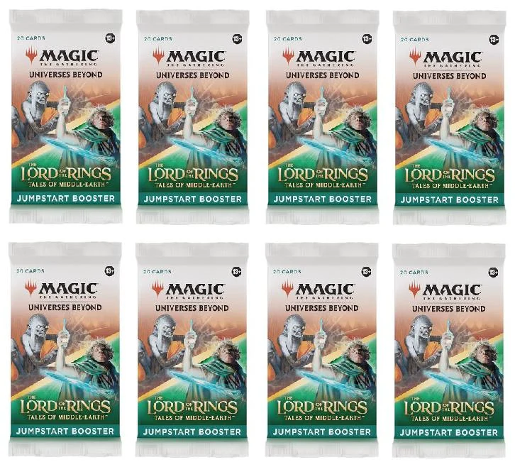 8 Packs Magic: the Gathering Jumpstart Booster Pack Lot MTG The Lord of th Rings Tales of the Middle-earth