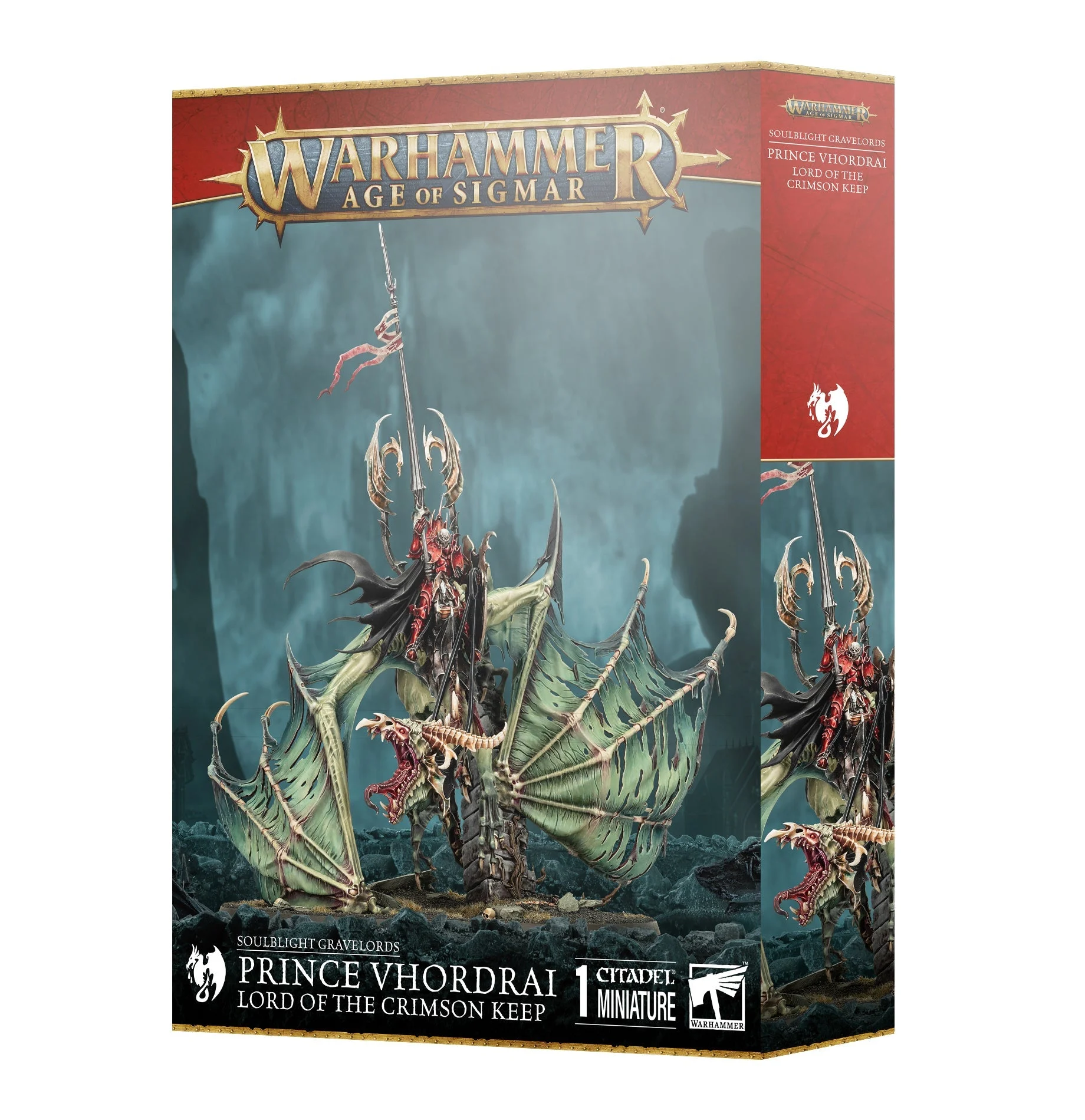 Age of Sigmar Soulblight Gravelords Prince Vhordrai Lord of the Crimson Keep