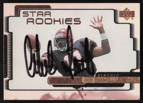 Akili Smith Autographed 1999 Upper Deck Rookie Card #234 Cincinnati Bengals SKU #260484