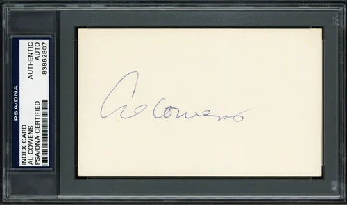 Al Cowens Autographed 3x5 Index Card Kansas City Royals, Detroit Tigers PSA/DNA #83862807