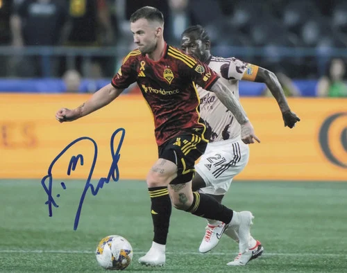Albert Rusnak Autographed 8x10 Photo Seattle Sounders SKU #244264