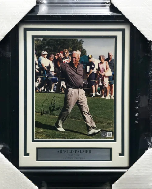Arnold Palmer Autographed Framed 8x10 Photo Beckett BAS #AC95517