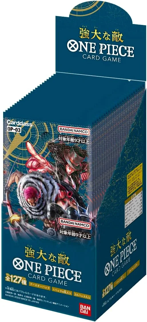Bandai One Piece Card Game Mighty Enemies (OP-03) Booster Box (Japanese) - 24 Packs