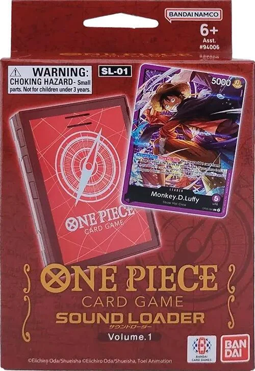 Bandai One Piece TCG: Sound Loader Case Vol. 1: Monkey D. Luffy