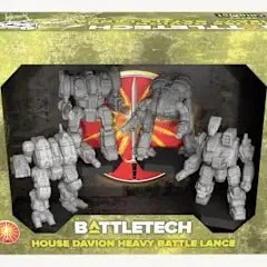 BattleTech House Davion Heavy Battle Lance Force Pack