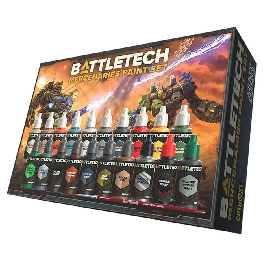 BattleTech Mercenaries Paint Set