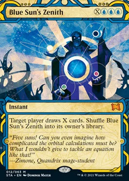 Blue Sun's Zenith (Foil Etched) [Strixhaven: Mystical Archive]