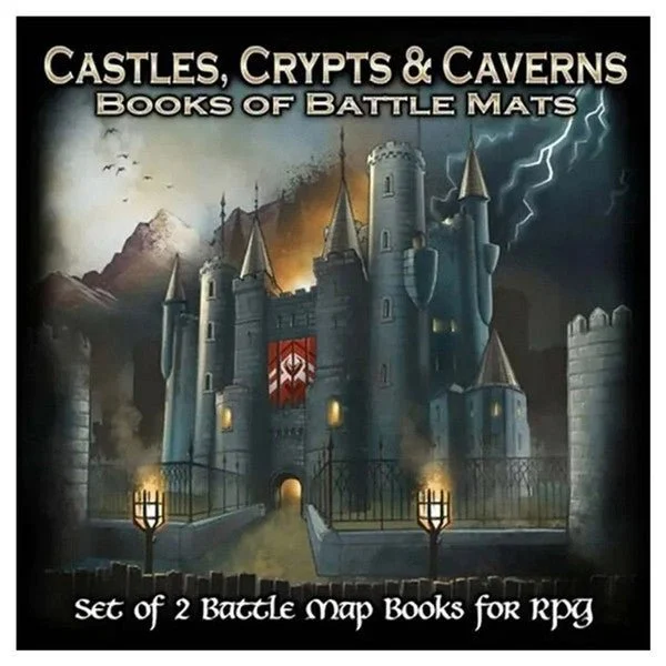 Book of Battle Mats Castles Crypts & Caverns