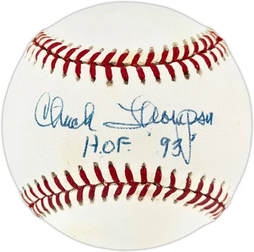 Chuck Thompson Autographed Official AL Baseball Baltimore Orioles Announcer "HOF 93" JSA #H10005