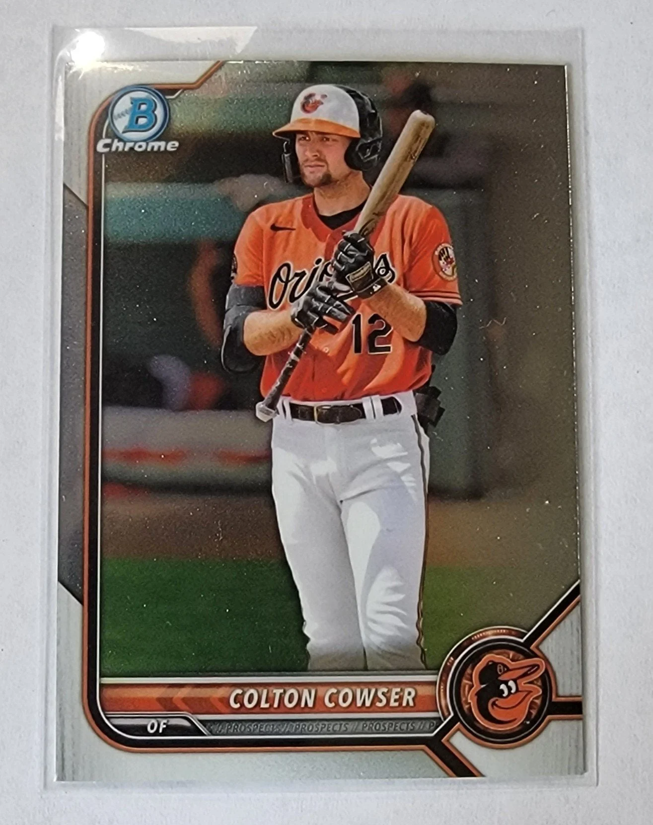 Colton Cowser Mega Box 2022 Bowman Chrome Baseball Card AVM1