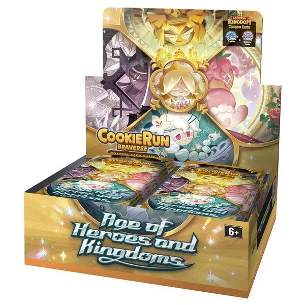 CookieRun TCG Age of Heroes and Kingdoms Booster Display