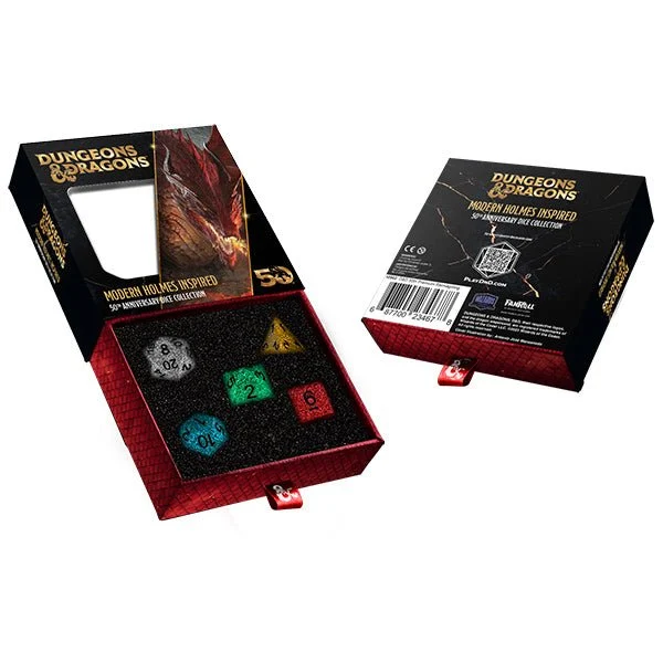 D&D 50th Anniversary Modern Holmes Inspired Dice Set