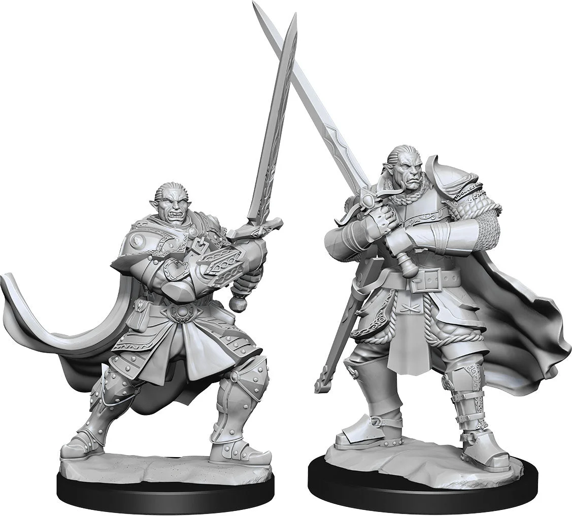 D&D Nolzur's Miniatures: Half-Orc Paladin Male