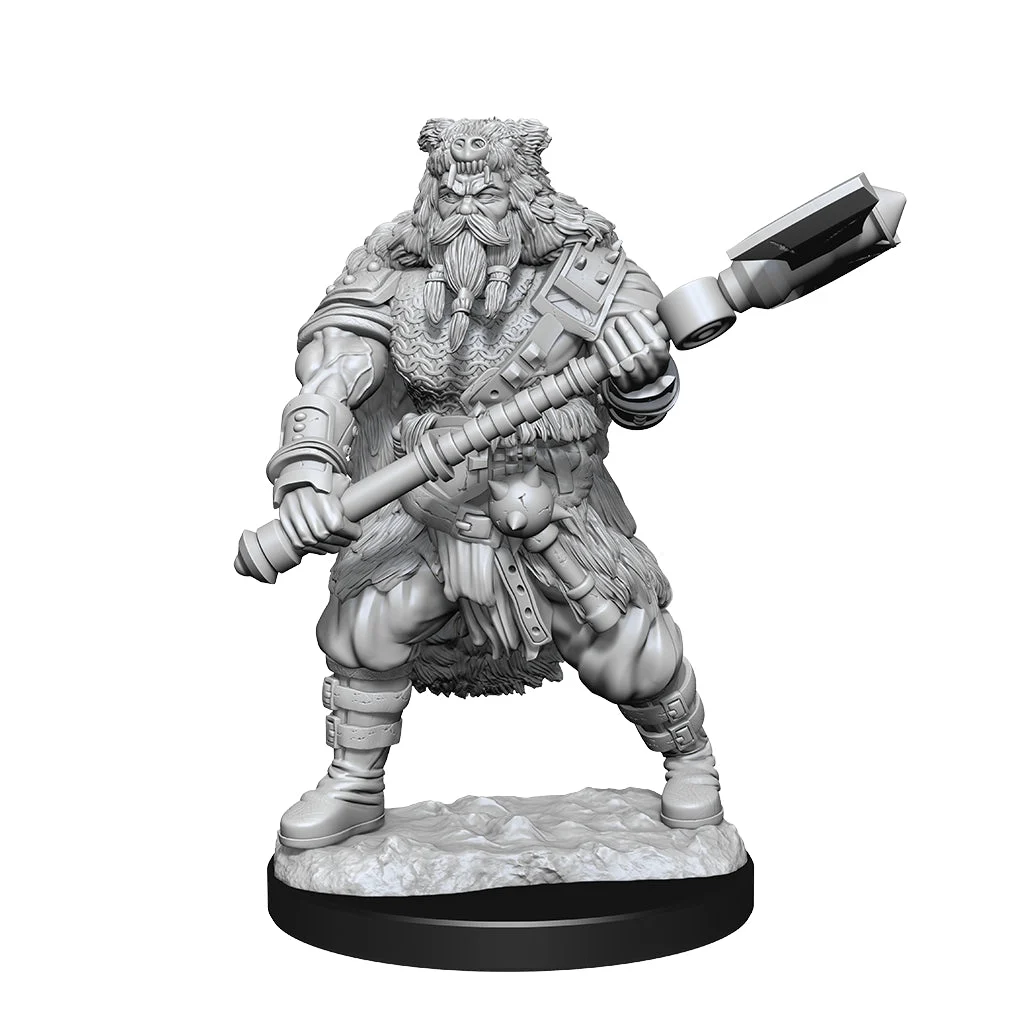 D&D Nolzur's Miniatures: Human Barbarian Male