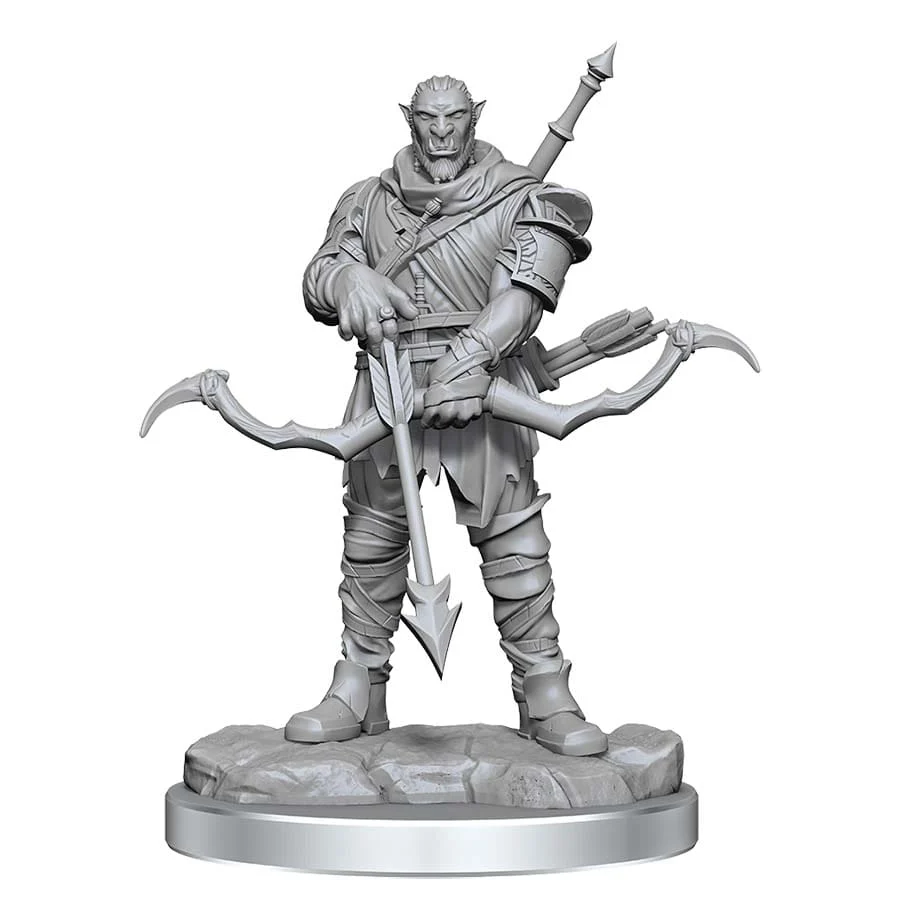D&D Nolzur's Miniatures Orc Ranger Male